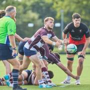 Swanage & Wareham in action against Bournemouth Rugby in pre-season