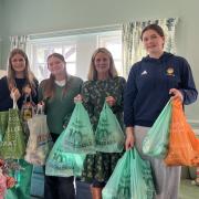 Pupils from Bryanston School collected vital ingredients to create more than 100 recipe bags for Blandford Food Bank.