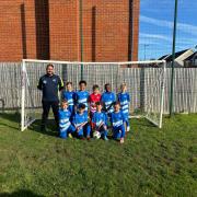 Bournemouth Electric U8's with Manager Richard Craig