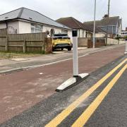 Cycle wands in Wimborne Road, Poole, have blocked some residents from accessing their driveways with ease