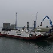 Work to refit the chain ferry has begun