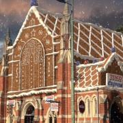 Tesco Express in Westbourne was one of many stores turned into gingerbread to raise awareness for a campaign to help customers ‘feed their Christmas spirit’.