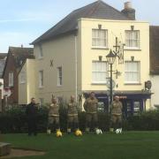 Wimborne marked Remembrance Sunday and Armistice Day