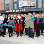 Charlie Dimmock and local mayor open McCarthy Stone's Old Market Village with new homeowners