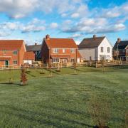 L-R Plots 47, to 49, 52 and 64,  Whitsbury Green, Fordingbridge, Pennyfarthing Homes