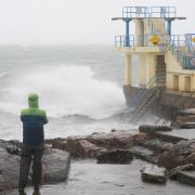 A status red warning has been issued for Galway and Cork on Saturday (Brian Lawless/PA)