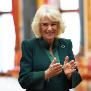 Queen Camilla during a reception for winners of the Queen’s Commonwealth Essay Competition, at Buckingham Palace in London. Picture date: Thursday November 21, 2024.