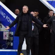 Leicester manager Steve Cooper, pictured, was not happy with referee Andy Madley (Bradley Collyer/PA)