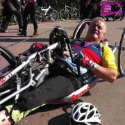 Poole man only wheelchair racer in Bournemouth Marathon