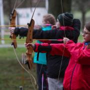 Girls enjoying the facilities at Girlguiding's Foxlease in Lyndhurst