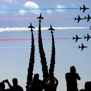 Red Arrows at the air show