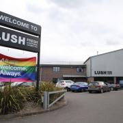 Lush factory in Poole