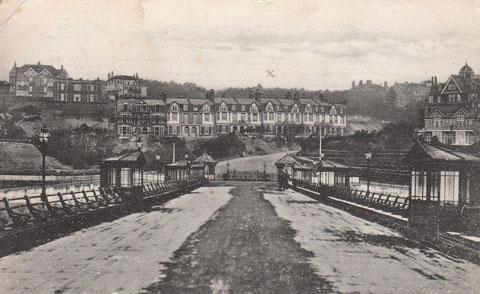 Postcard of Boscombe from the pier showing Marine Terrace in the centre towards the back. Postmarked 1904. Submitted by John Stimson