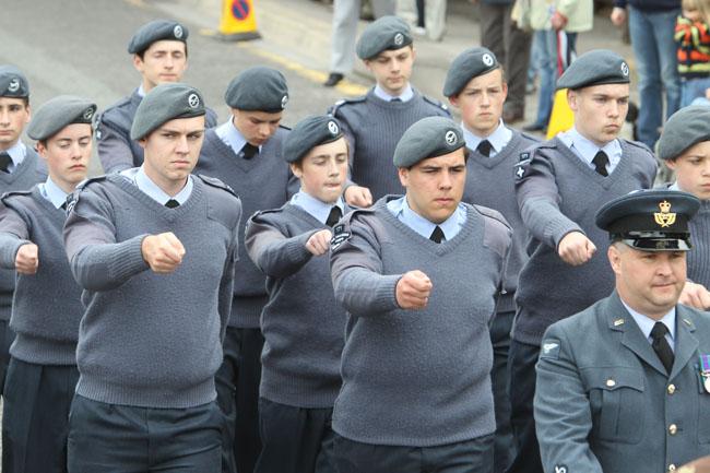 The sixth Burton Armed Forces and Veterans Day took place on Burton Village Green with a parade, service and entertainment