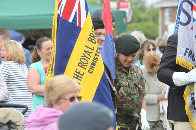 The sixth Burton Armed Forces and Veterans Day took place on Burton Village Green with a parade, service and entertainment