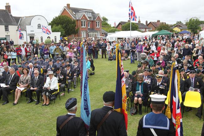 The sixth Burton Armed Forces and Veterans Day took place on Burton Village Green with a parade, service and entertainment