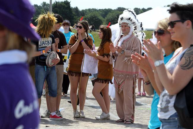 The annual Relay for Life in aid of Cancer Research UK takes place at Ferndown Leisure Centre.