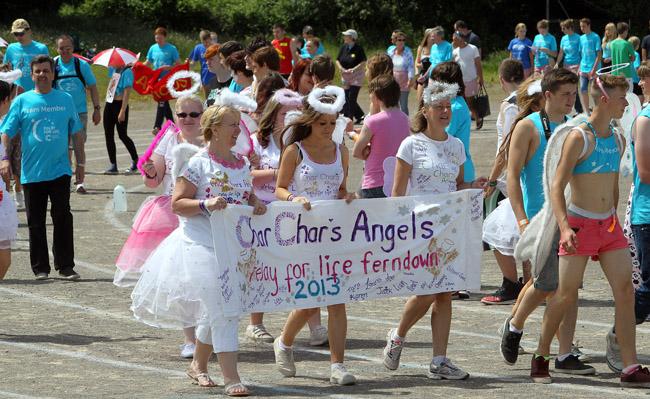 The annual Relay for Life in aid of Cancer Research UK takes place at Ferndown Leisure Centre.