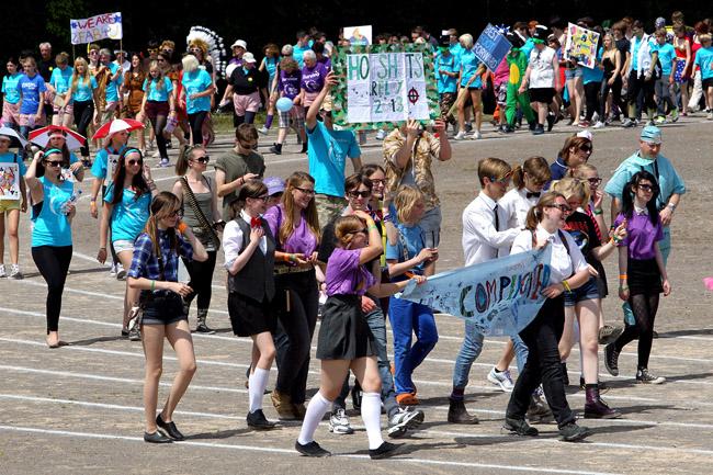 The annual Relay for Life in aid of Cancer Research UK takes place at Ferndown Leisure Centre.