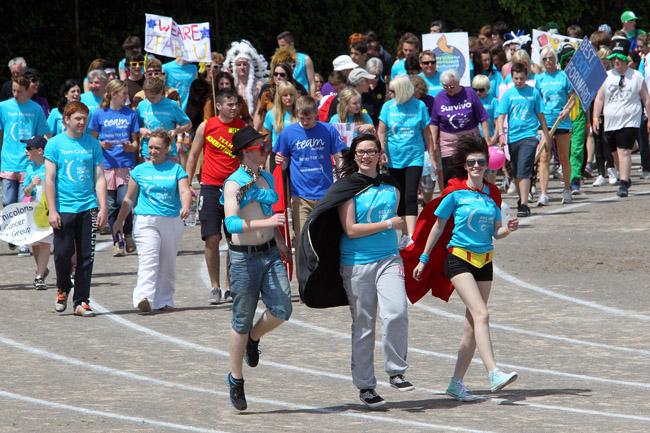 The annual Relay for Life in aid of Cancer Research UK takes place at Ferndown Leisure Centre.