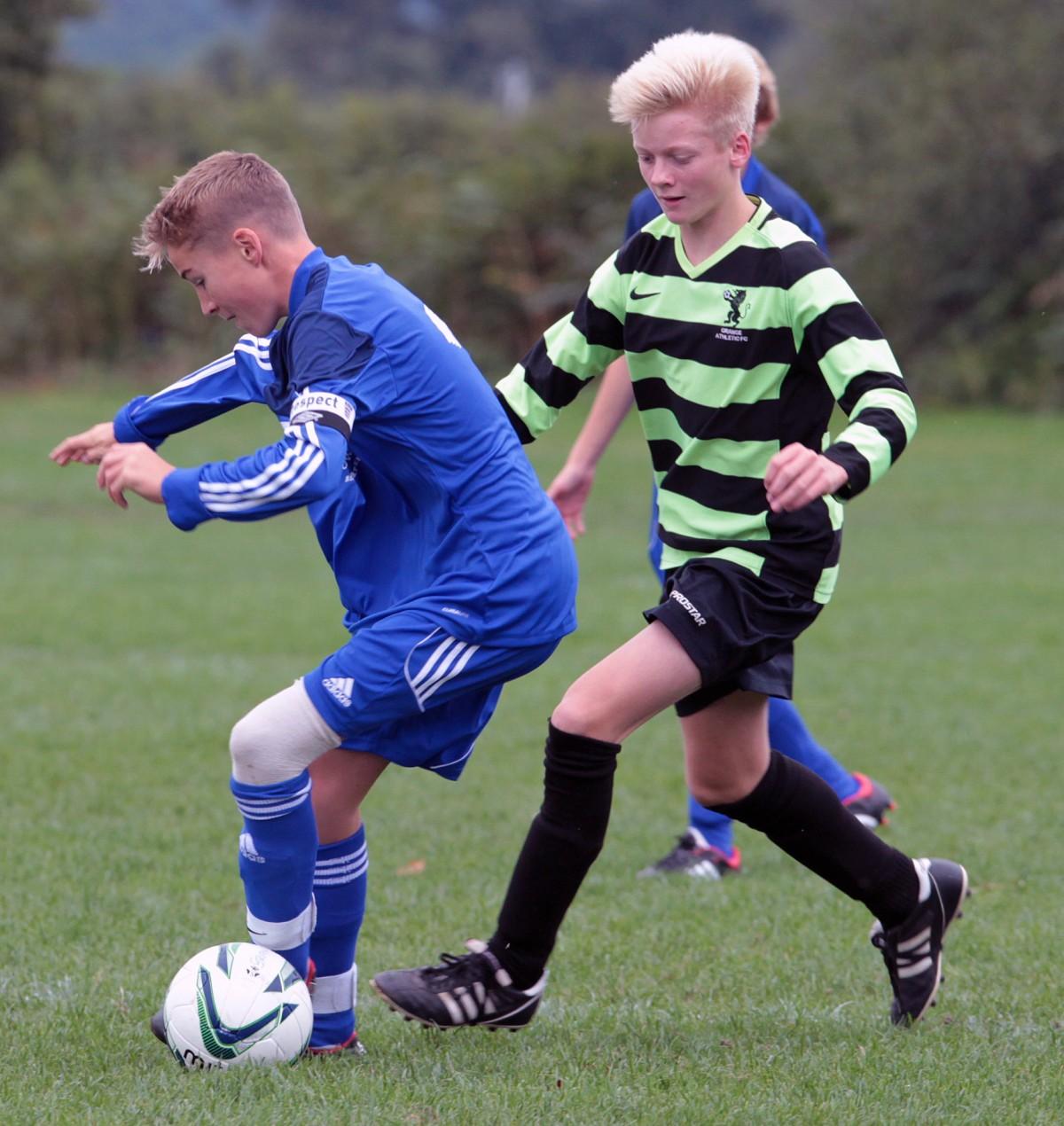 Grange U15 v Bransgore U15 at Chapel Gate on Sunday, September 22, 2013