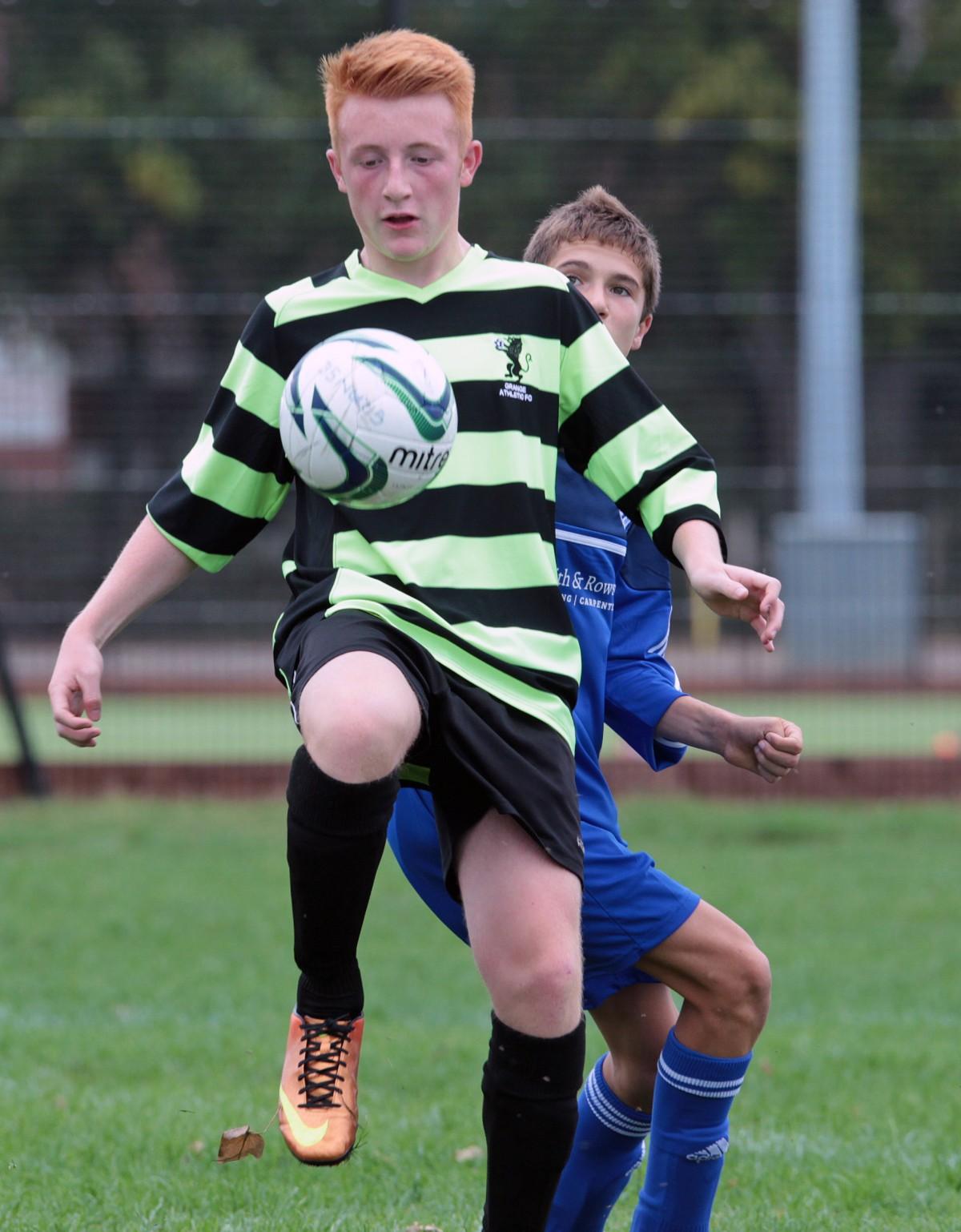 Grange U15 v Bransgore U15 at Chapel Gate on Sunday, September 22, 2013