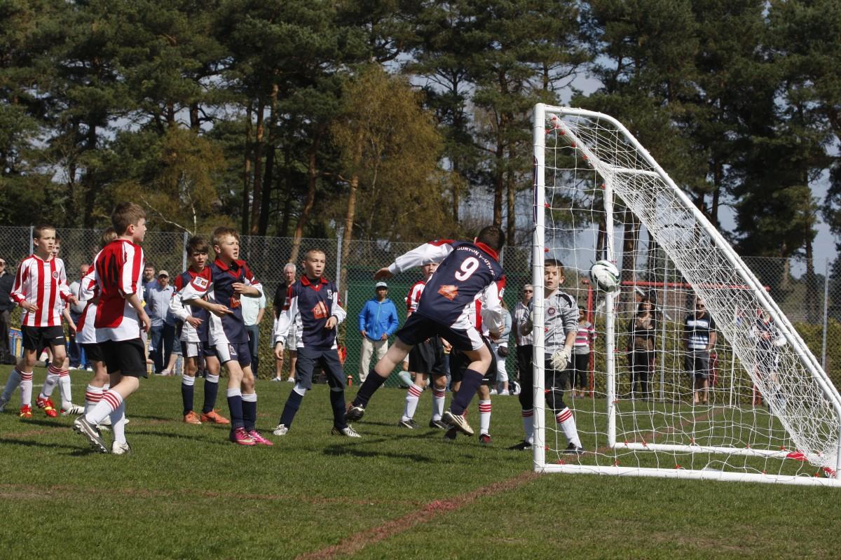 Bournemouth Youth Cup Finals Day 13th April 2014: Burton v Corfe Mullen Under 11s