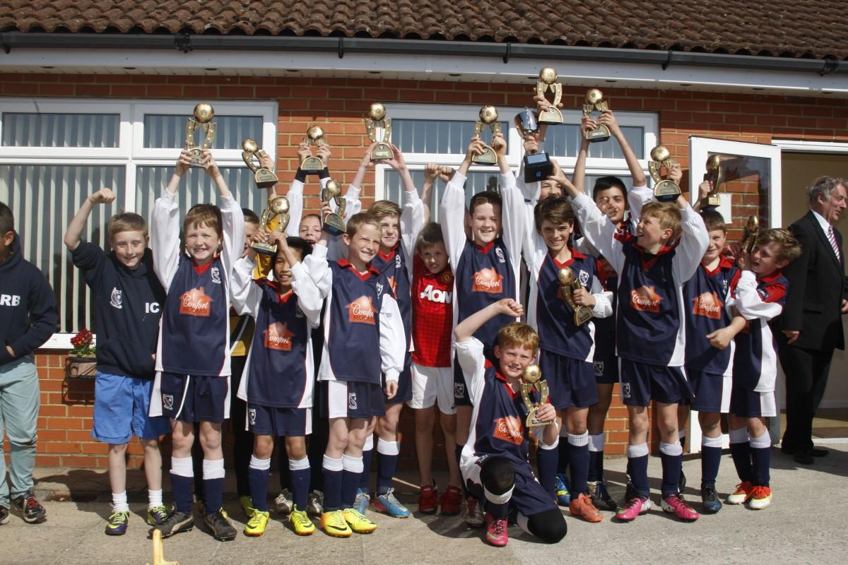 Bournemouth Youth Cup Finals Day 13th April 2014: Burton v Corfe Mullen Under 11s