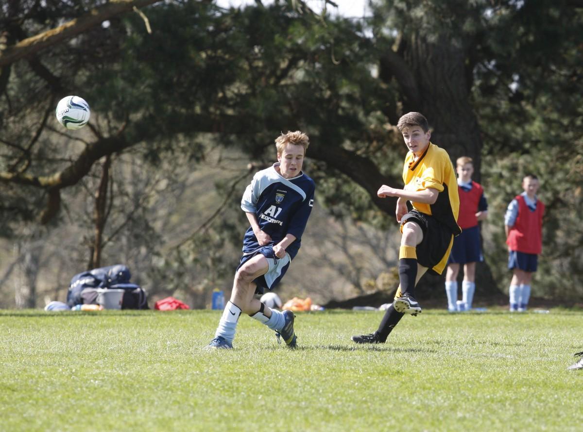 Branksome v Greenfields Under 14 on Bournemouth Youth Cup Finals Day, 13th April 2014