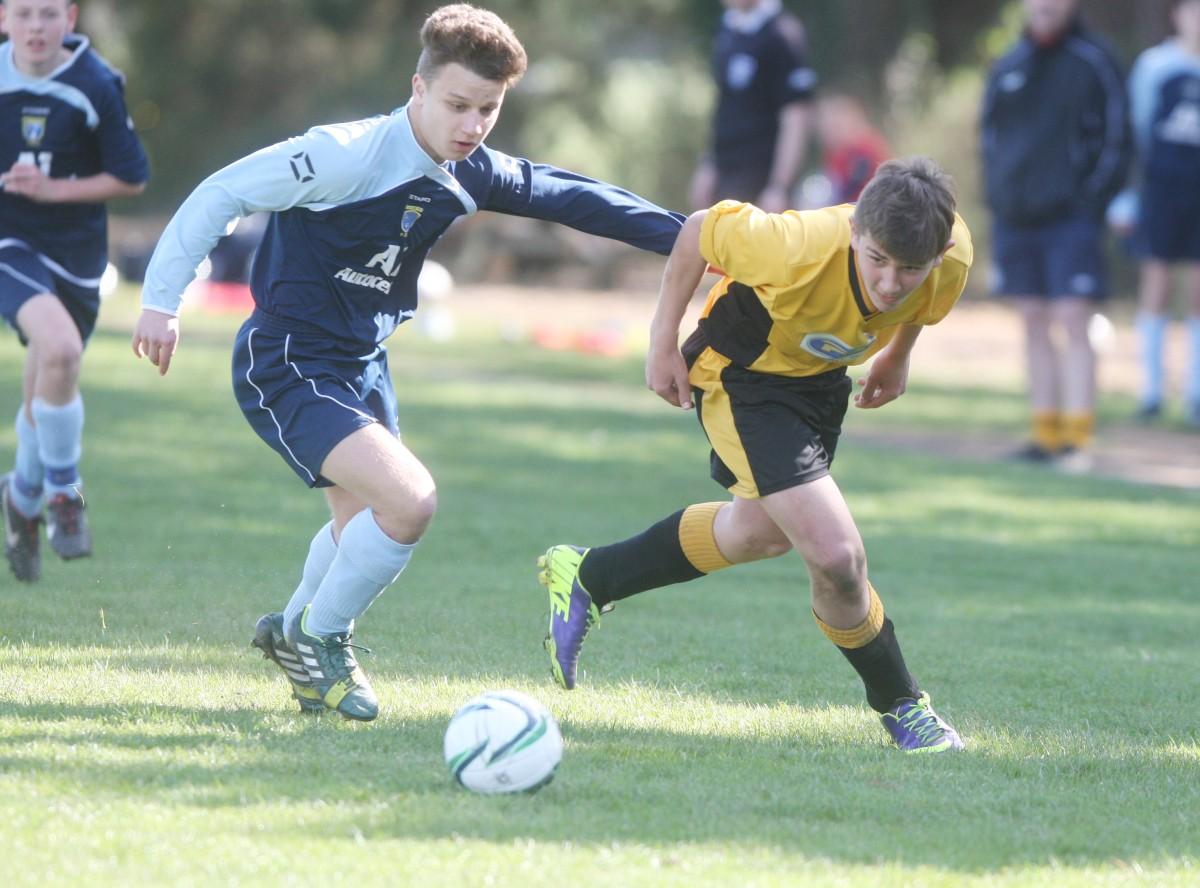 Branksome v Greenfields Under 14 on Bournemouth Youth Cup Finals Day, 13th April 2014