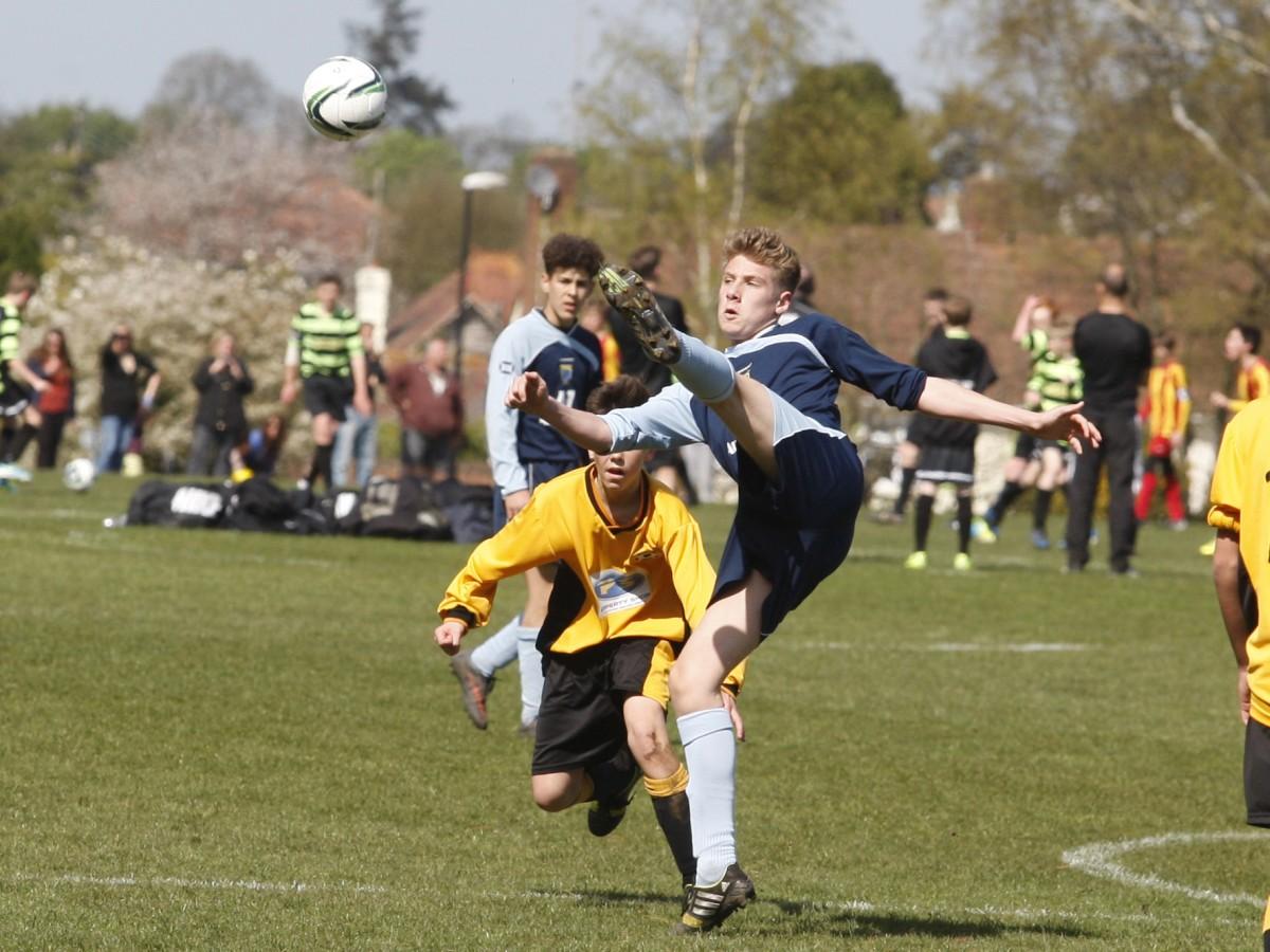 Branksome v Greenfields Under 14 on Bournemouth Youth Cup Finals Day, 13th April 2014