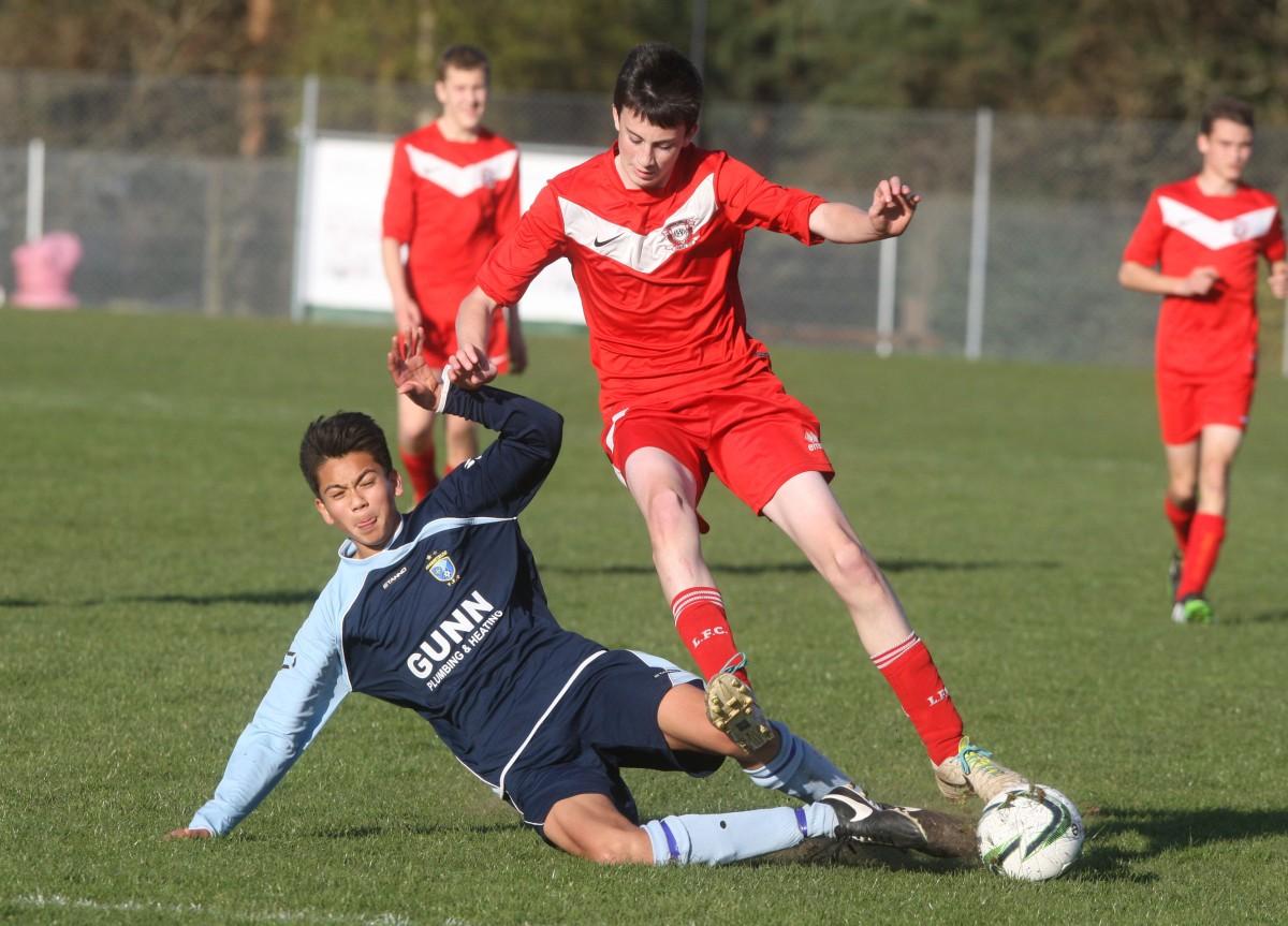 Greenfields v Ringwood Town Under 15 on Bournemouth Youth Cup Finals Day, 13th April 2014