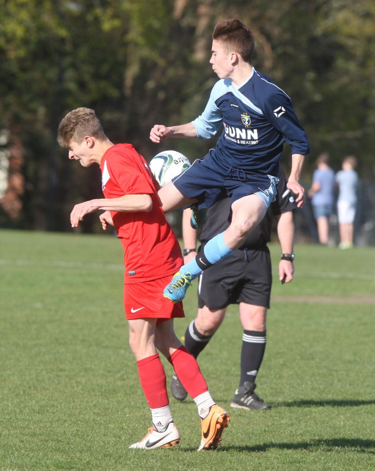 Greenfields v Ringwood Town Under 15 on Bournemouth Youth Cup Finals Day, 13th April 2014