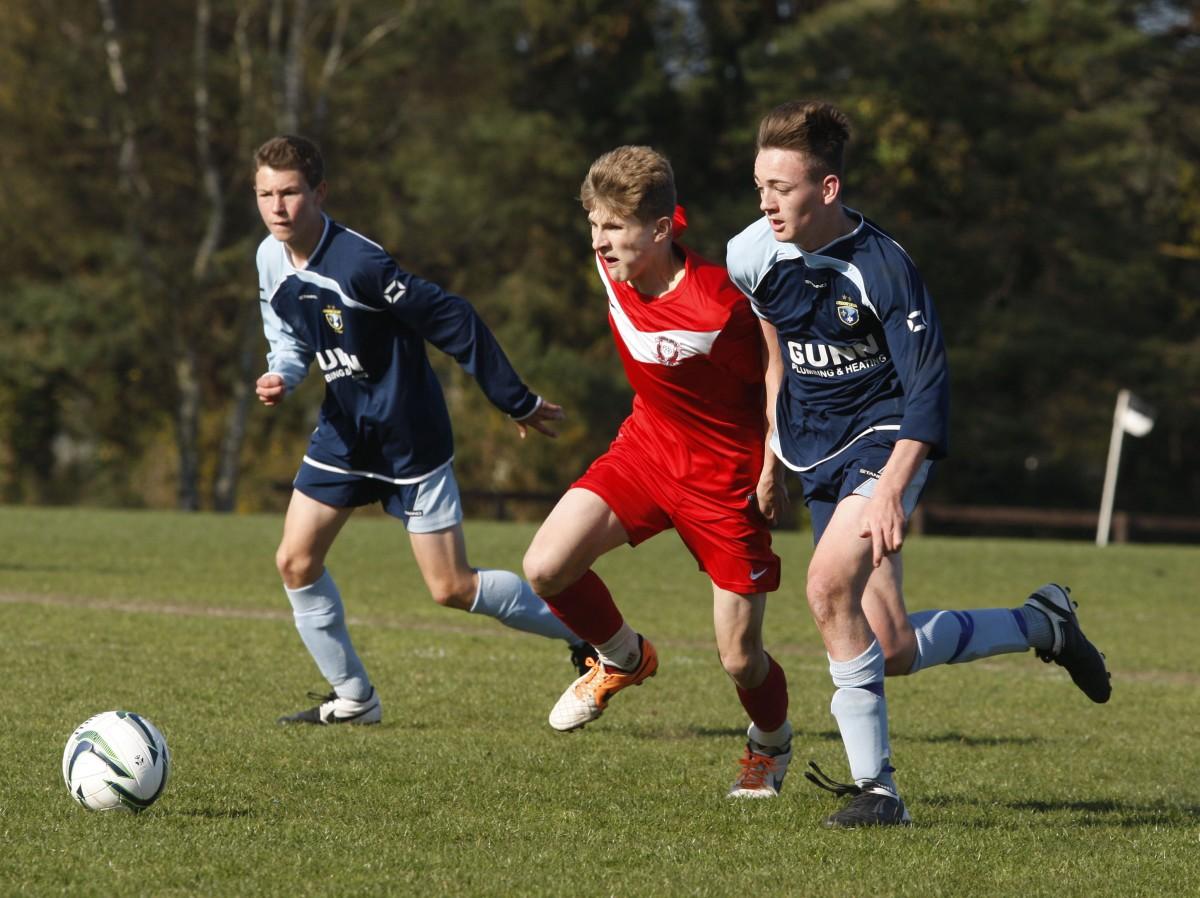 Greenfields v Ringwood Town Under 15 on Bournemouth Youth Cup Finals Day, 13th April 2014