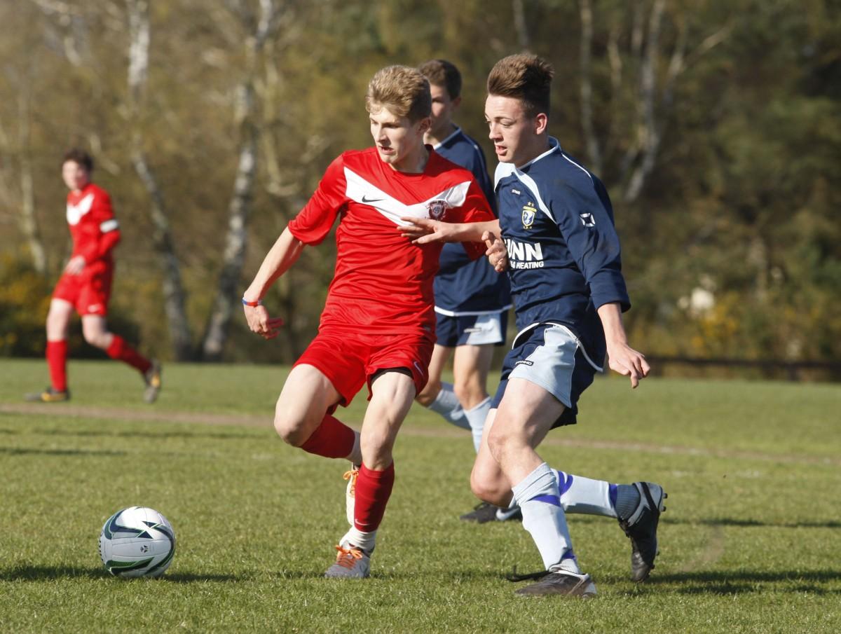 Greenfields v Ringwood Town Under 15 on Bournemouth Youth Cup Finals Day, 13th April 2014