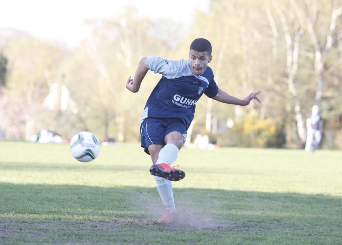 Greenfields v Ringwood Town Under 15 on Bournemouth Youth Cup Finals Day, 13th April 2014