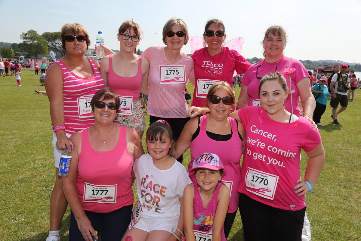 Pictures of the 5k AM and PM races from Poole Park Race For Life 2014