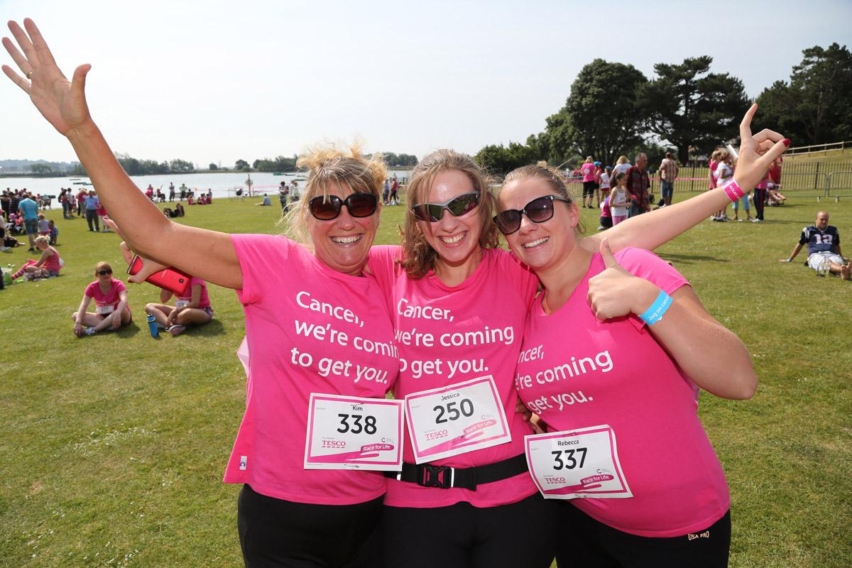 Pictures of the 5k AM and PM races from Poole Park Race For Life 2014