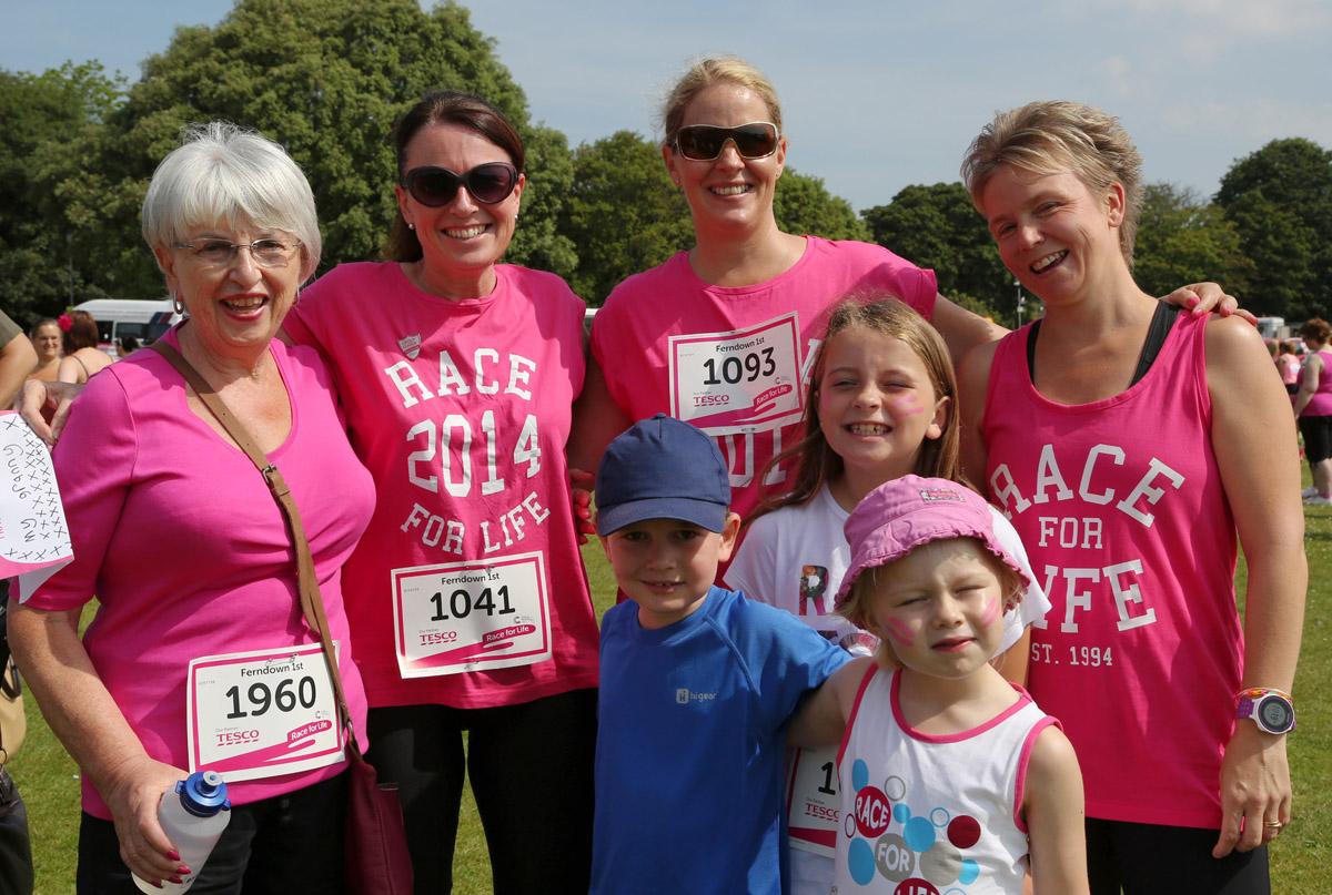 Pictures of the 5k AM and PM races from Poole Park Race For Life 2014