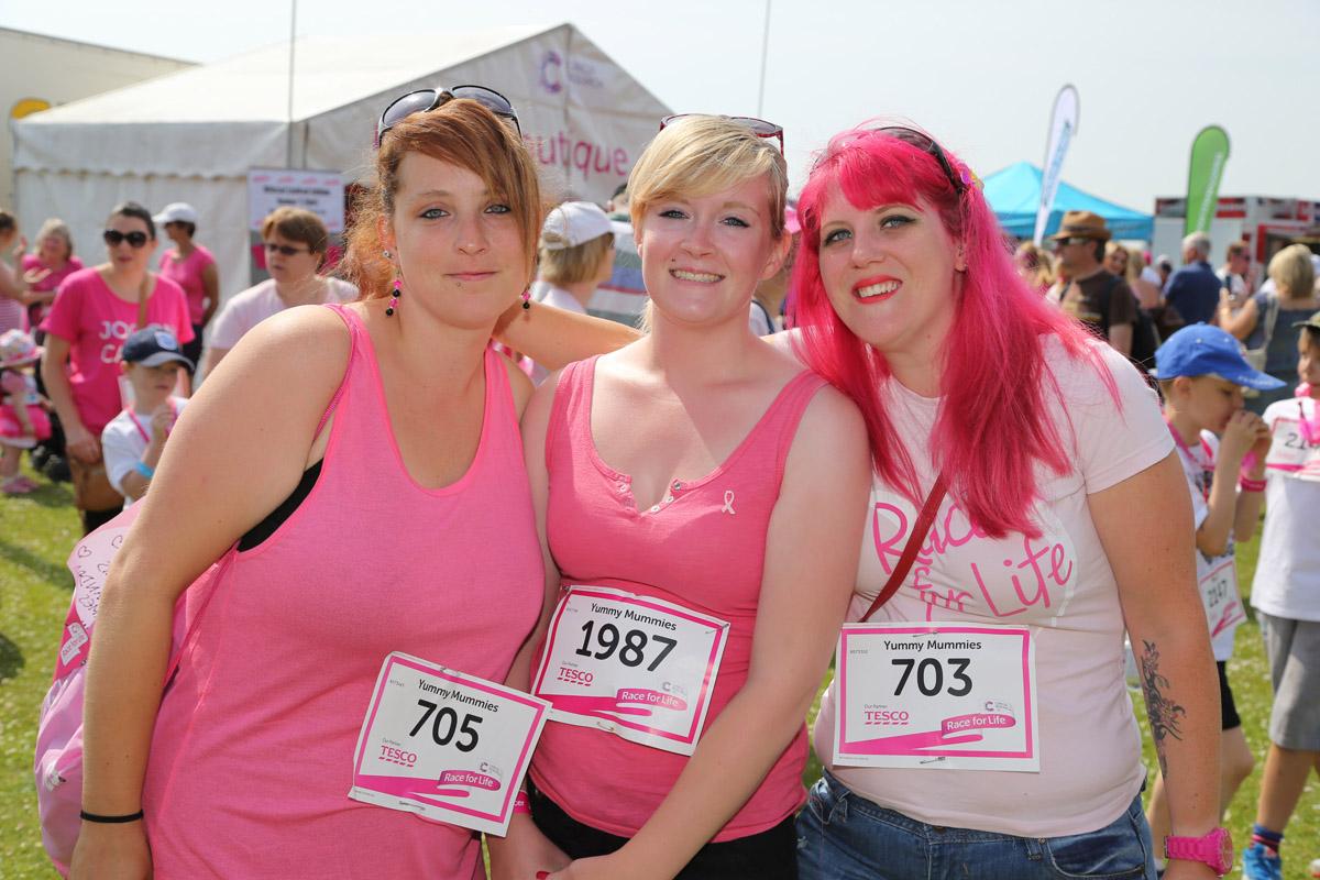 Pictures of the 5k AM and PM races from Poole Park Race For Life 2014