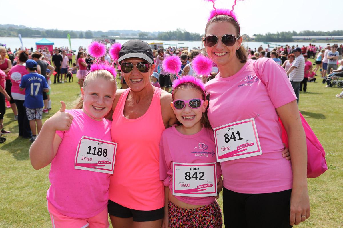 Pictures of the 5k AM and PM races from Poole Park Race For Life 2014