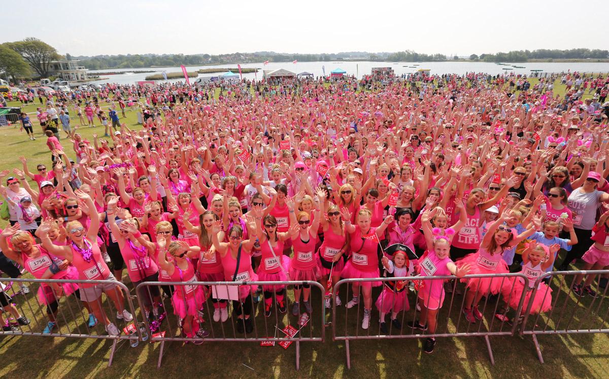 Pictures of the 5k AM and PM races from Poole Park Race For Life 2014