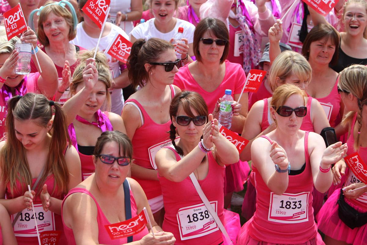 Pictures of the 5k AM and PM races from Poole Park Race For Life 2014