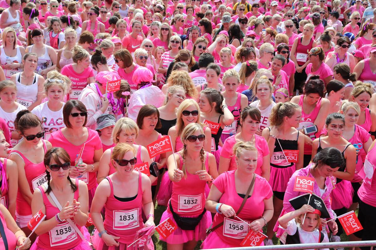 Pictures of the 5k AM and PM races from Poole Park Race For Life 2014