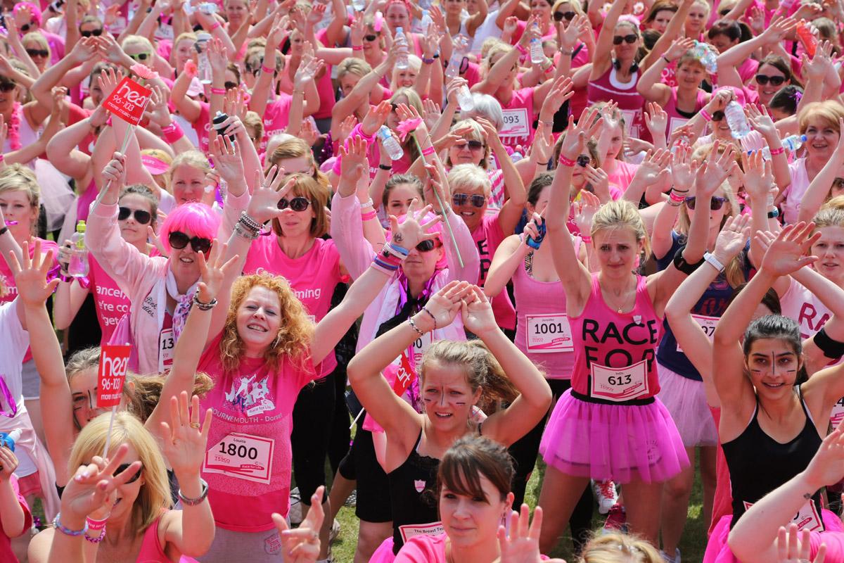 Pictures of the 5k AM and PM races from Poole Park Race For Life 2014