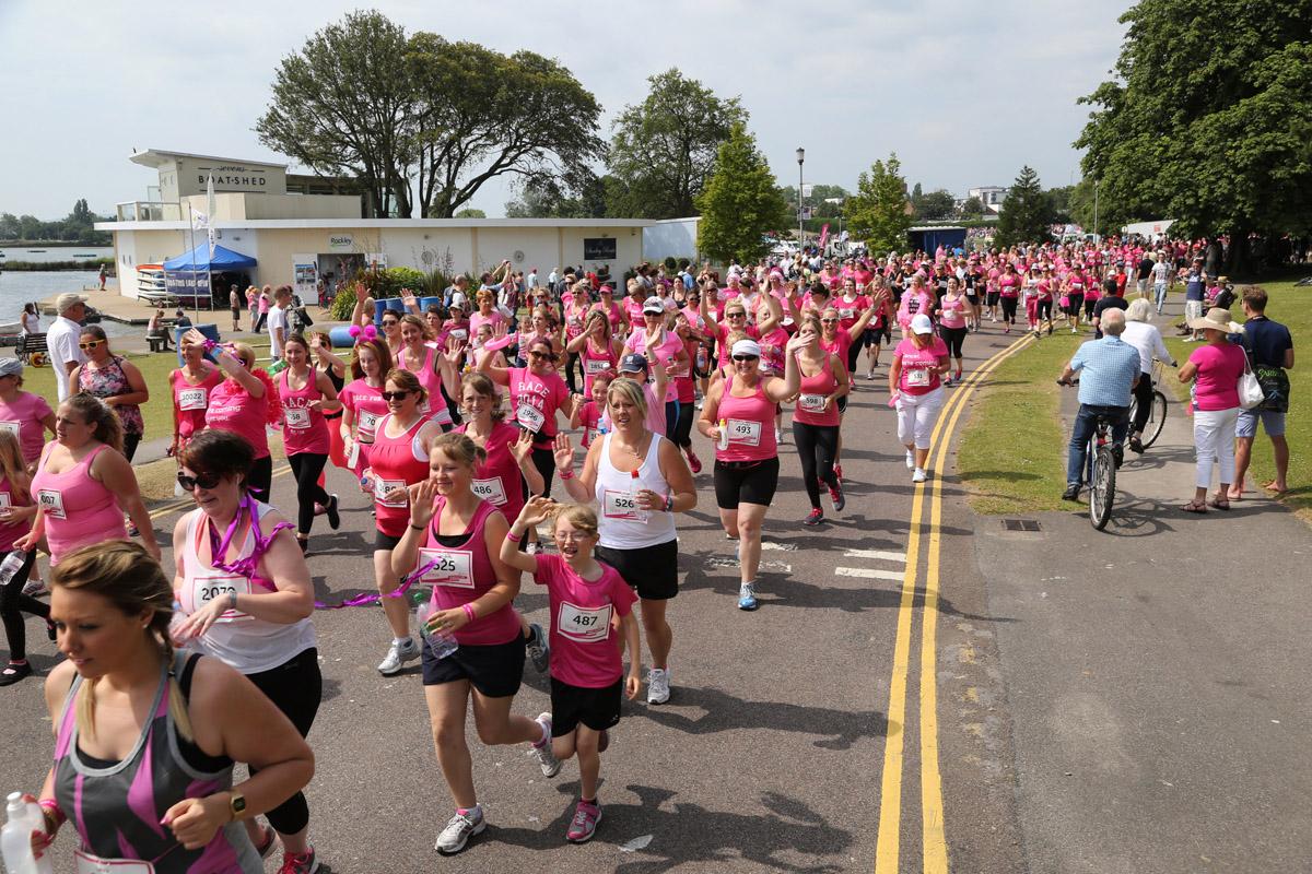 Pictures of the 5k AM and PM races from Poole Park Race For Life 2014