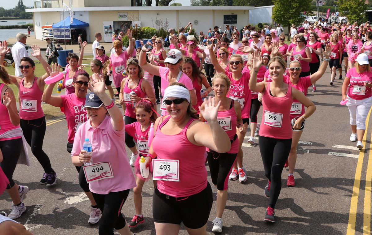 Pictures of the 5k AM and PM races from Poole Park Race For Life 2014