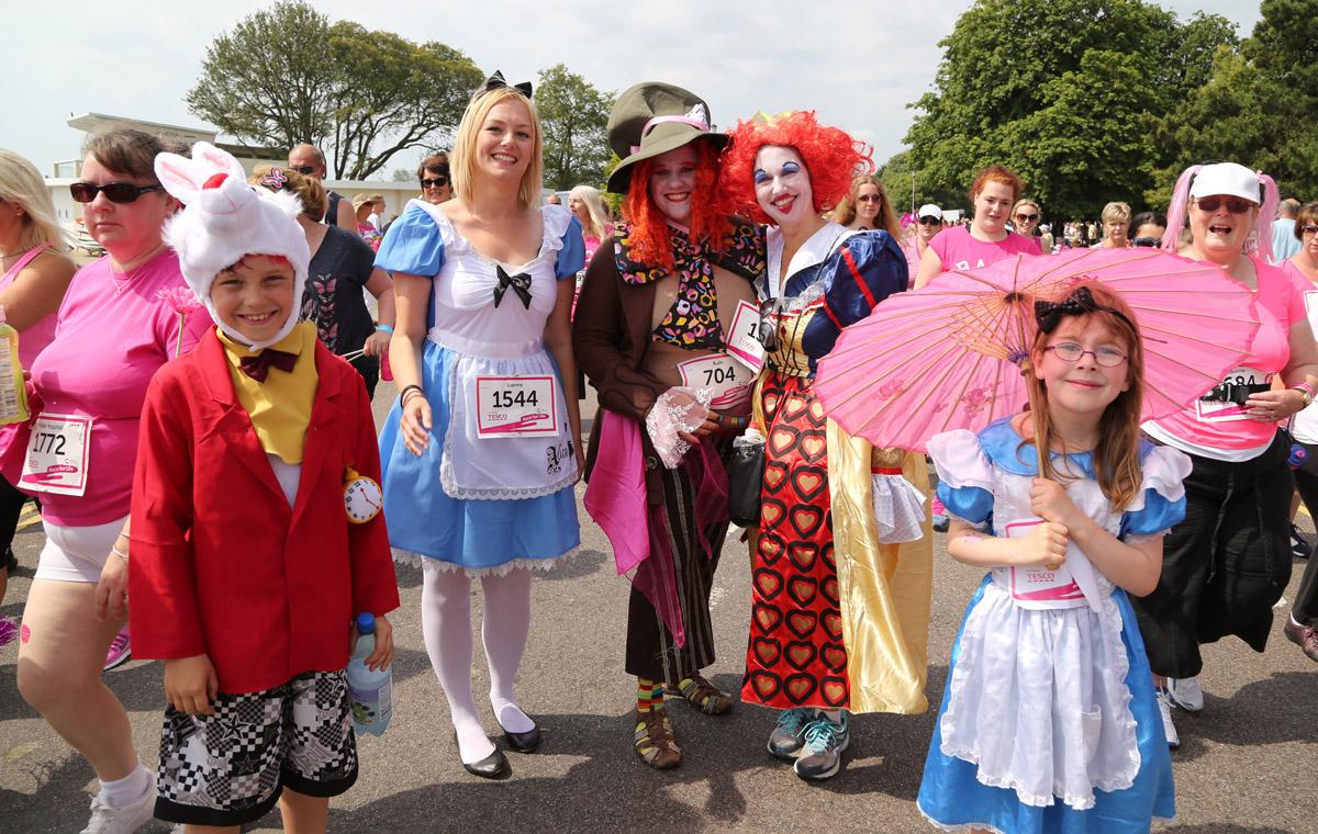 Pictures of the 5k AM and PM races from Poole Park Race For Life 2014