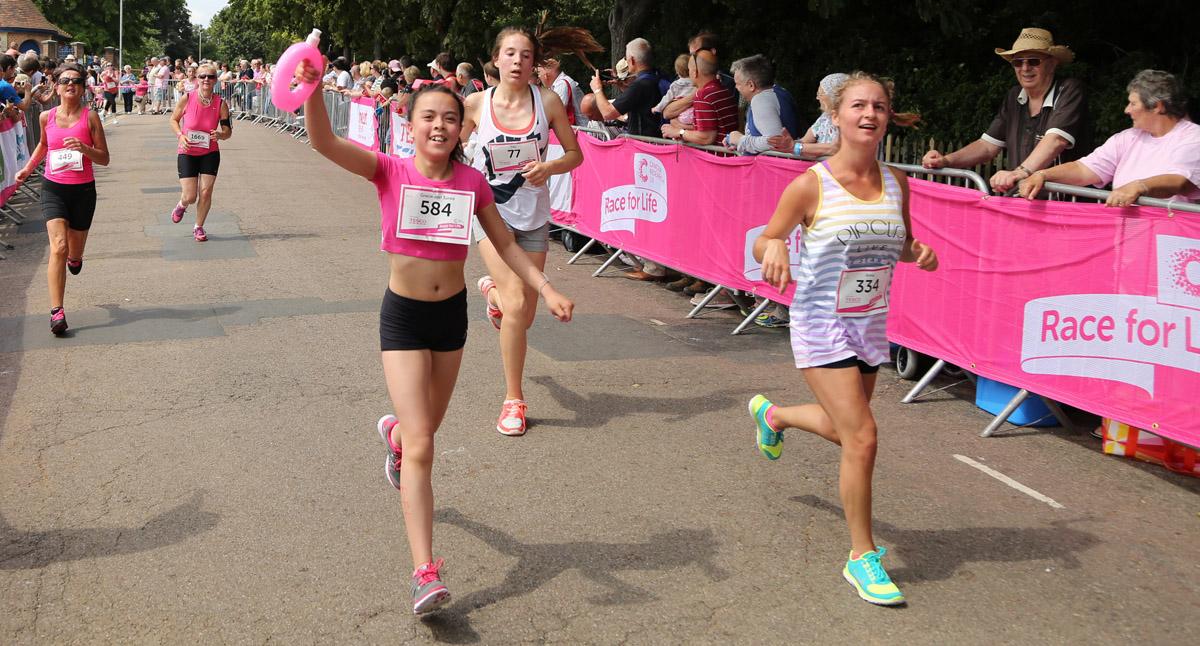 Pictures of the 5k AM and PM races from Poole Park Race For Life 2014