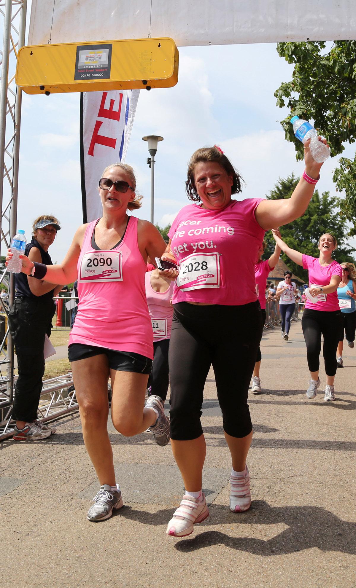 Pictures of the 5k AM and PM races from Poole Park Race For Life 2014